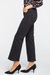 Waist-Match™ Relaxed Flared Jeans In Petite - Black Rinse