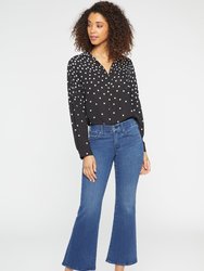 Waist-match™ Relaxed Flared Jeans In Petite - Rendezvous