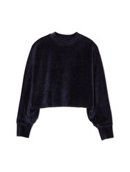 Dacre Crewneck Corduroy Crop Top