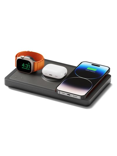 NYTSTND TRIO Black - 3-in-1 MagSafe Midnight Black Wireless Charger with Apple Watch Support product