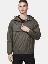 Alex - Quarter Zip Packable Rain Jacket - Torba