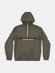 Alex - Quarter Zip Packable Rain Jacket