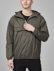 Alex - Torba Quarter Zip Packable Rain Jacket - O8lifestyle