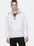 Alex - White Quarter Zip Packable Rain Jacket - White