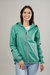 Full Zip Packable Rain Jacket and Windbreaker - Moss Green