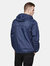 Max - Navy Full Zip Packable Rain Jacket