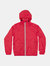 Max - Red Full Zip Packable Rain Jacket