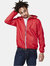 Max - Red Full Zip Packable Rain Jacket - O8lifestyle