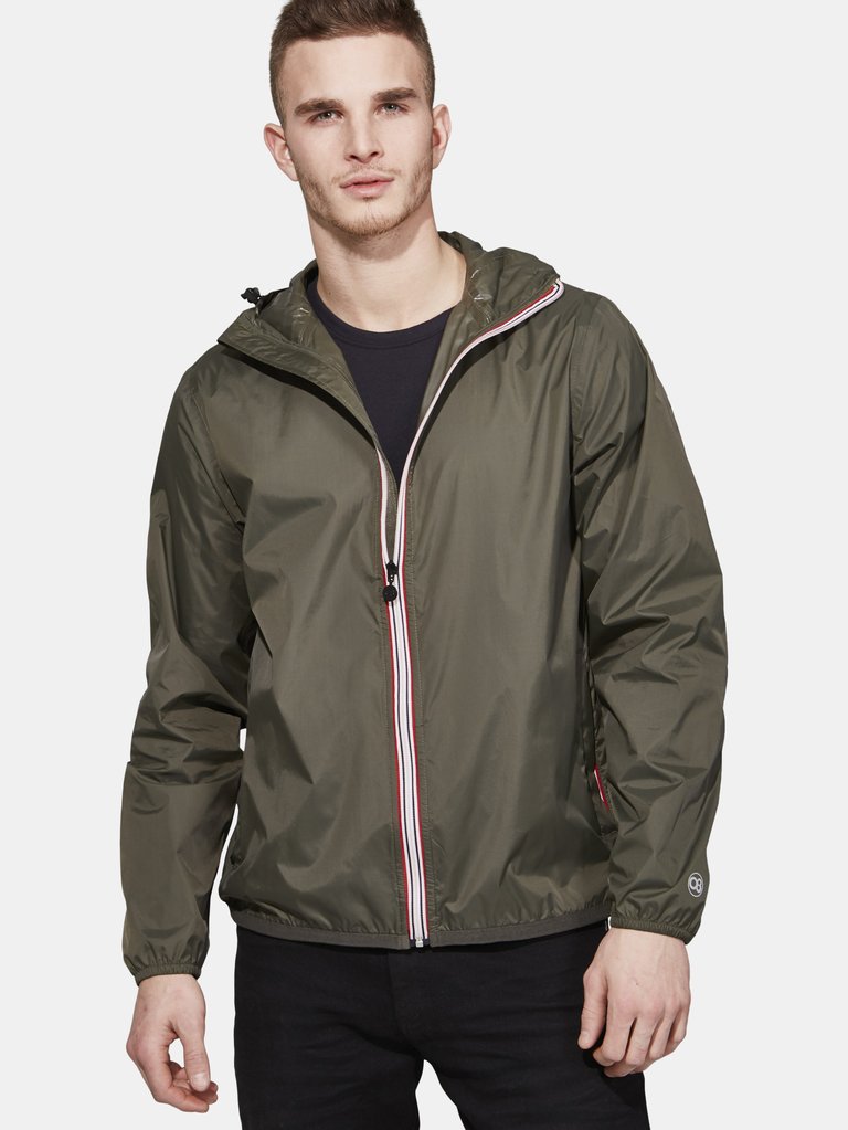 Max - Torba Full Zip Packable Rain Jacket - O8lifestyle