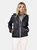 Sloane - Gloss Stars Black Full Zip Packable Rain Jacket - Gloss