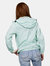 Sloane - Mint Full Zip Packable Rain Jacket