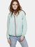 Sloane - Mint Full Zip Packable Rain Jacket - mint