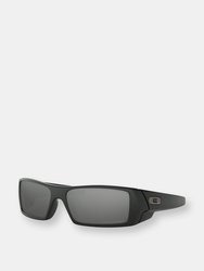 Oakley Men's Anti-reflective Gascan 0OO9014-12-85661 Black Rectangle Sunglasses - Black