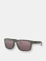 Oakley Men's Polarized Holbrook 0OO9102-9102B755 Brown Rectangle Sunglasses - Brown