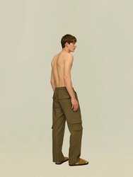 Army Cargo Linen Pants