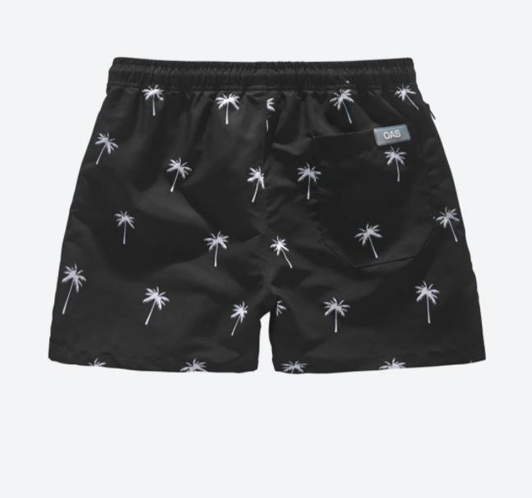 Black Palm Swim Trunk