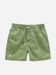 Blurry Crown Swim Shorts - Green