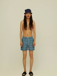 Indigo Frame Shorts