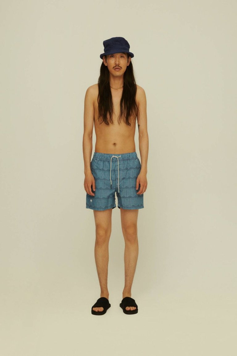 Indigo Frame Shorts