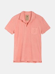 Solid Terry Polo  - Pink
