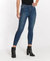 High Rise Button Fly Skinny Ankle Jean In Dark Gulf - Dark Gulf