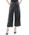 High Rise Clean Wide Vegan Pant In Black - Black