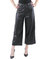 High Rise Clean Wide Vegan Pant In Black - Black