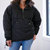 Popover Anorak Puﬀer Jacket In Black - Black