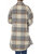 Side Slit Shacket In Sterling Plaid