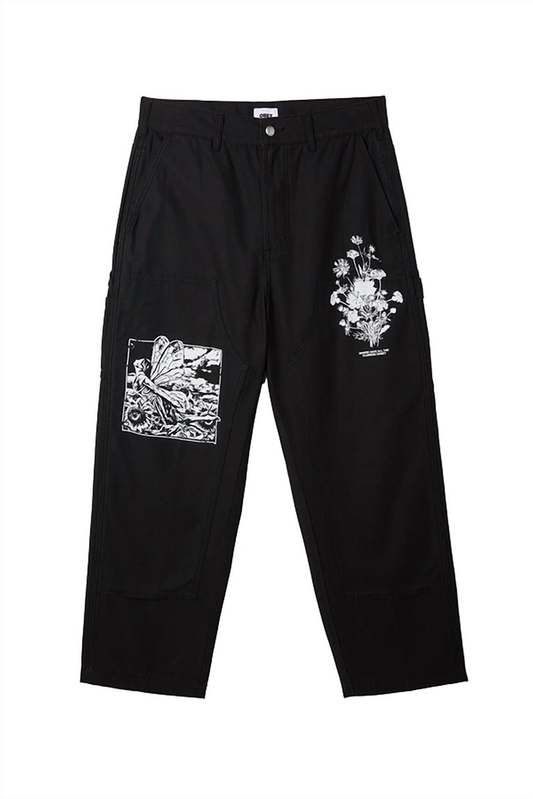 Big Timer Twill Carpenter Pants In Digital Black