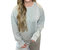 Darby Cloud Fleece Crewneck Top In Heather Grey - Heather Grey