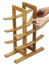 Oceanstar 12-Bottle Natural Bamboo Wine Rack WR1149