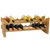 Oceanstar 18-Bottle Stackable Bamboo Wine Rack WR1361