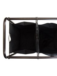 Oceanstar 2-Bag Rolling Laundry Sorter, Bronze DLS1392