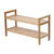 Oceanstar 2-Tier HPL Bamboo Shoe Rack