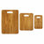 Oceanstar 3-Piece Bamboo Cutting Board Set CB1316