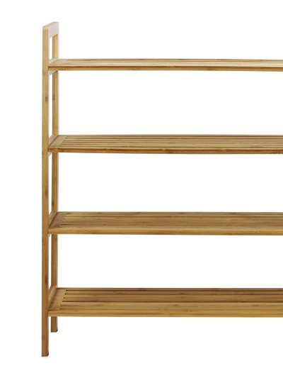 Oceanstar Oceanstar 4-Tier HPL Bamboo Shoe Rack, Natural product