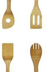 Oceanstar 6 Piece Bamboo Cooking Utensil Set KT1286