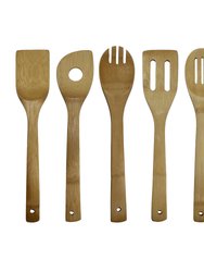 Oceanstar 6 Piece Bamboo Cooking Utensil Set KT1286