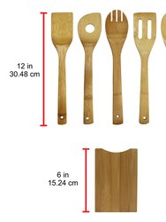 Oceanstar 7 Piece Bamboo Cooking Utensil Set