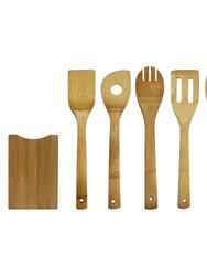 Oceanstar 7 Piece Bamboo Cooking Utensil Set