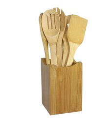 Oceanstar 7 Piece Bamboo Cooking Utensil Set