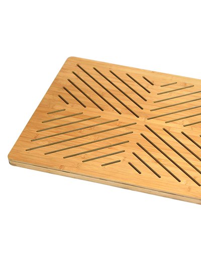 Oceanstar Oceanstar Bamboo Floor and Bath Mat with Non-Slip Rubber Feet FM1750CNC product