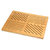 Oceanstar Bamboo Floor and Bath Mat with Non-Slip Rubber Feet FM1750CNC