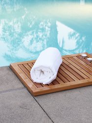 Oceanstar Bamboo Floor and Shower Mat FM1163