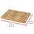 Oceanstar Bamboo Floor and Shower Mat FM1163