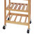 Oceanstar Bamboo Kitchen Trolley BKC1378