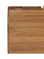 Oceanstar Bamboo Recipe Box with Divider RB1408