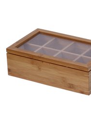 Oceanstar Bamboo Tea Box