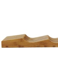 Oceanstar In-Drawer Bamboo Knife Organizer KB1354